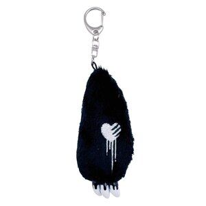 Gloomy Bear Bloody Claw Black Plush Mascot Keychain